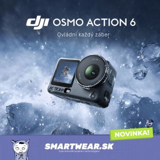 Privítajte novú DJI Osmo Action 6! 📷🎬 DJI Osmo Action 6 konečne rieši najväčší problém tvorcov: natáčanie v zlom svetle. 💡...